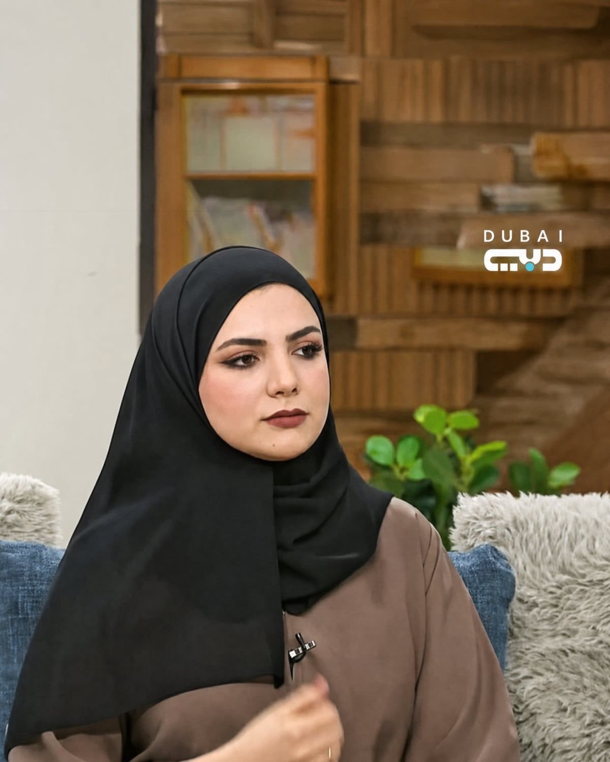 آية أحمد في مقابلة تلفزيونية